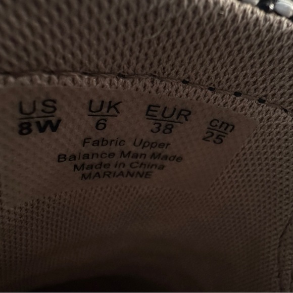 Naturalizer "Marianne" black white chevron weave slip on fabric sneakers 8 - Picture 7 of 10